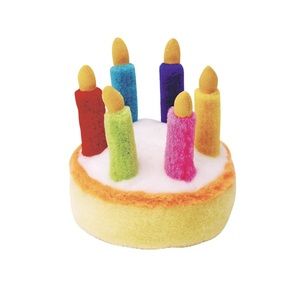 🎂🐶 BIRTHDAY CAKE AND CANDLES DOG TOY PLAYS HAPPY BIRTHDAY SONG WHEN SQUEAKED